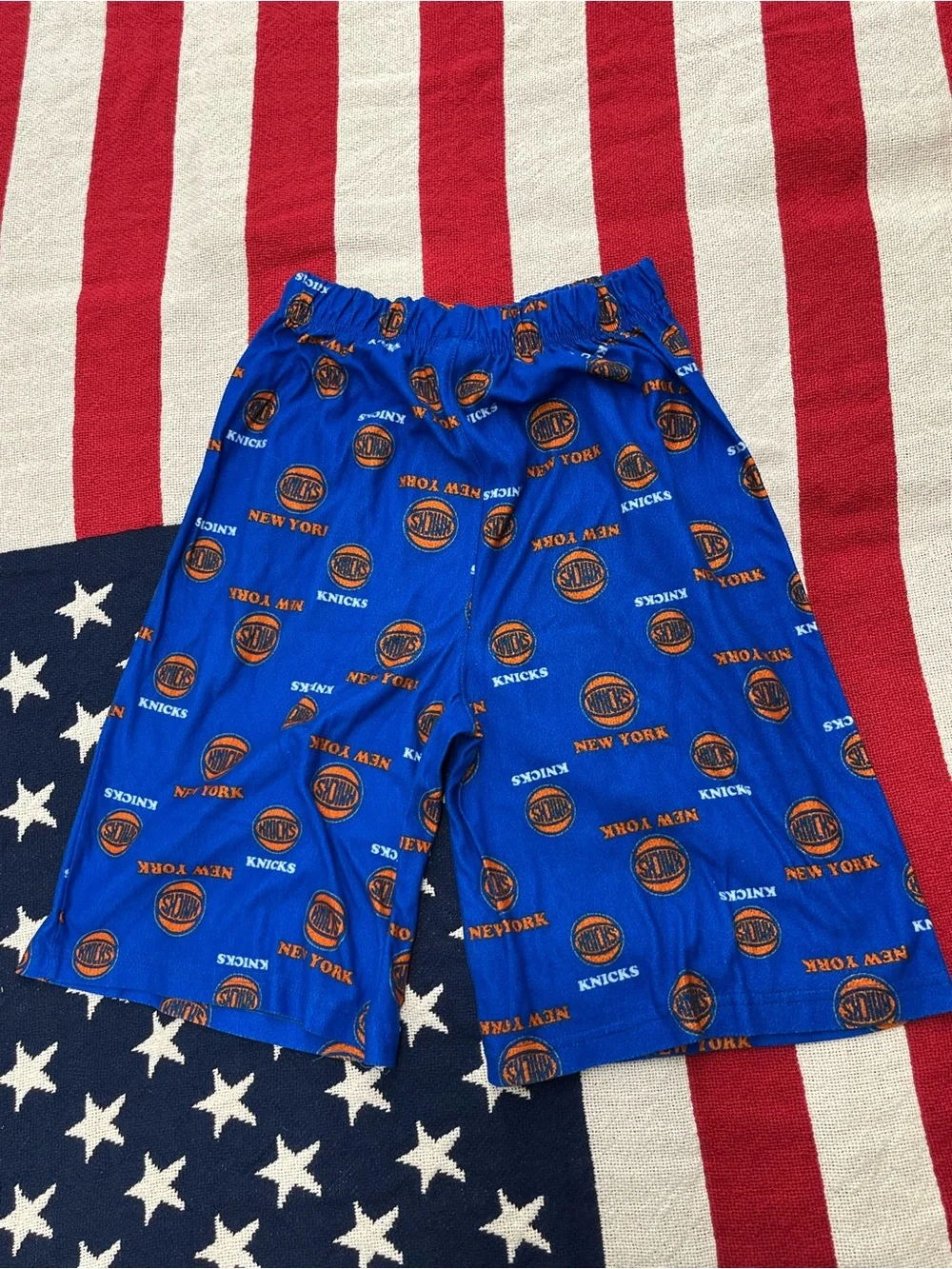NBA New York Knicks Pajamas Shorts Boys Size Large 14/16